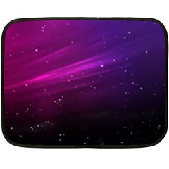 Purple Wallpaper Double Sided Fleece Blanket (mini)  by Amaryn4rt