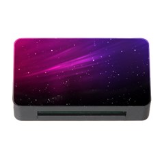 Purple Wallpaper Memory Card Reader With Cf