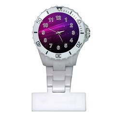 Purple Wallpaper Plastic Nurses Watch