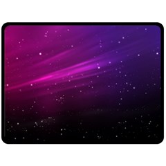 Purple Wallpaper Double Sided Fleece Blanket (large)  by Amaryn4rt