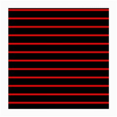 Red And Black Horizontal Lines And Stripes Seamless Tileable Medium Glasses Cloth