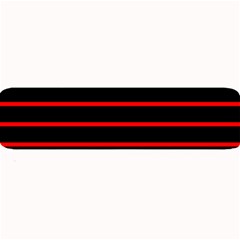 Red And Black Horizontal Lines And Stripes Seamless Tileable Large Bar Mats