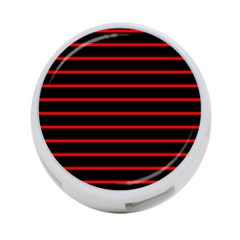 Red And Black Horizontal Lines And Stripes Seamless Tileable 4-port Usb Hub (one Side)