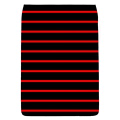 Red And Black Horizontal Lines And Stripes Seamless Tileable Flap Covers (s)  by Amaryn4rt