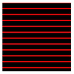 Red And Black Horizontal Lines And Stripes Seamless Tileable Large Satin Scarf (square)