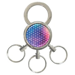 Neon Templates And Backgrounds 3-ring Key Chains