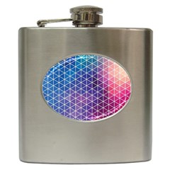 Neon Templates And Backgrounds Hip Flask (6 Oz)