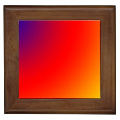 Rainbow Background Framed Tiles