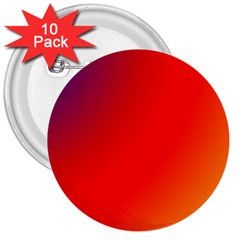 Rainbow Background 3  Buttons (10 Pack) 