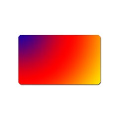 Rainbow Background Magnet (name Card)