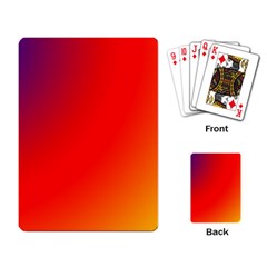 Rainbow Background Playing Card