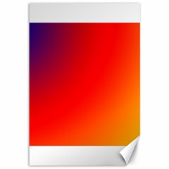 Rainbow Background Canvas 12  X 18  