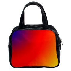 Rainbow Background Classic Handbags (2 Sides)