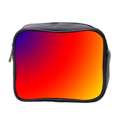 Rainbow Background Mini Toiletries Bag 2-side