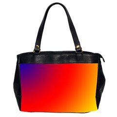 Rainbow Background Office Handbags (2 Sides)  by Amaryn4rt