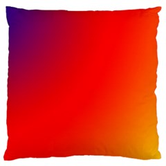 Rainbow Background Large Cushion Case (one Side)