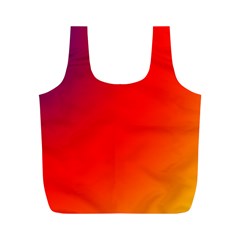 Rainbow Background Full Print Recycle Bags (m) 