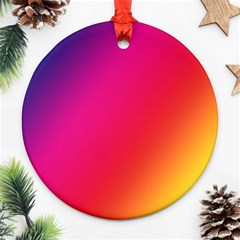 Rainbow Colors Ornament (round)