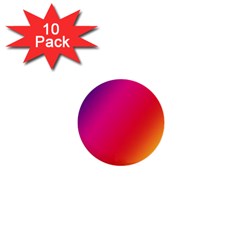 Rainbow Colors 1  Mini Buttons (10 Pack) 