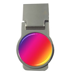 Rainbow Colors Money Clips (round) 