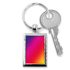 Rainbow Colors Key Chains (rectangle) 