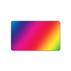 Rainbow Colors Magnet (name Card) by Amaryn4rt