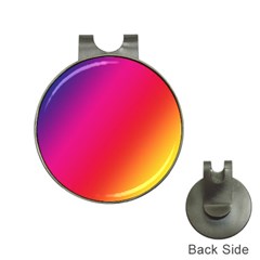 Rainbow Colors Hat Clips With Golf Markers