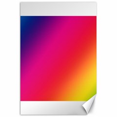 Rainbow Colors Canvas 20  X 30   by Amaryn4rt