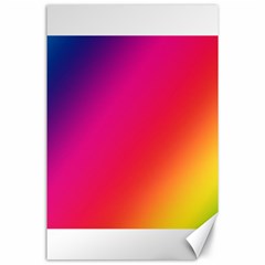 Rainbow Colors Canvas 24  X 36  by Amaryn4rt