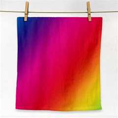 Rainbow Colors Face Towel