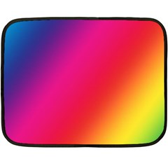 Rainbow Colors Fleece Blanket (mini) by Amaryn4rt