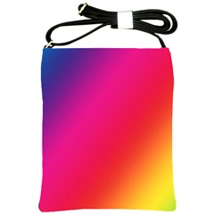 Rainbow Colors Shoulder Sling Bags by Amaryn4rt