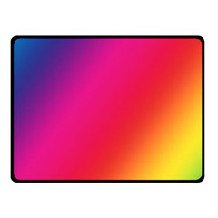 Rainbow Colors Fleece Blanket (small)