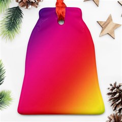 Rainbow Colors Bell Ornament (two Sides)