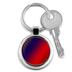 Rainbow Two Background Key Chains (round) 