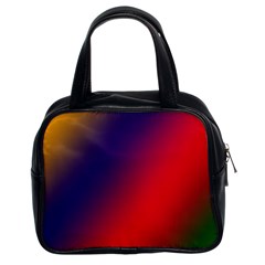 Rainbow Two Background Classic Handbags (2 Sides)