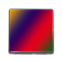 Rainbow Two Background Memory Card Reader (square)