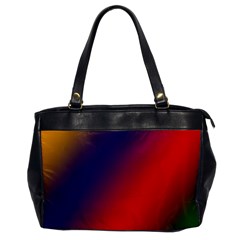 Rainbow Two Background Office Handbags by Amaryn4rt