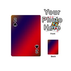 Rainbow Two Background Playing Cards 54 (mini)  by Amaryn4rt