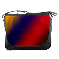 Rainbow Two Background Messenger Bags by Amaryn4rt