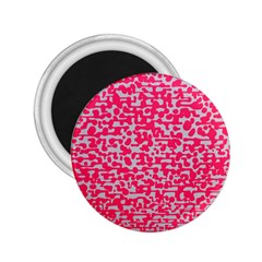 Template Deep Fluorescent Pink 2 25  Magnets