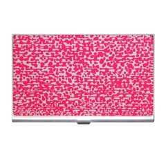 Template Deep Fluorescent Pink Business Card Holders