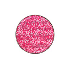 Template Deep Fluorescent Pink Hat Clip Ball Marker by Amaryn4rt