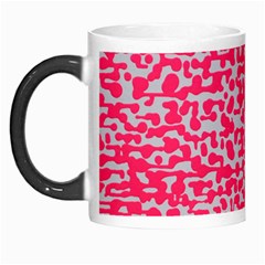 Template Deep Fluorescent Pink Morph Mugs by Amaryn4rt