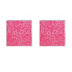 Template Deep Fluorescent Pink Cufflinks (square)