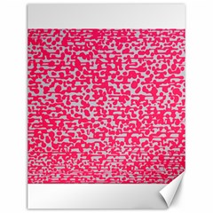 Template Deep Fluorescent Pink Canvas 12  X 16  