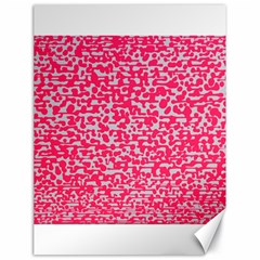 Template Deep Fluorescent Pink Canvas 18  X 24  