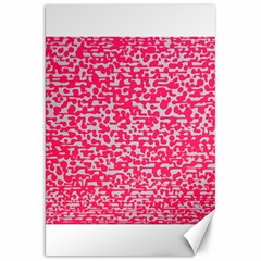 Template Deep Fluorescent Pink Canvas 20  X 30  