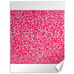 Template Deep Fluorescent Pink Canvas 36  X 48  