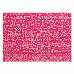 Template Deep Fluorescent Pink Large Glasses Cloth